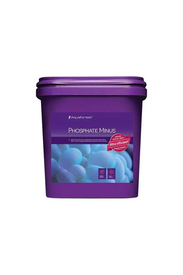 Aquaforest Phosphate Minus 5000ml purple container for aquarium water treatment