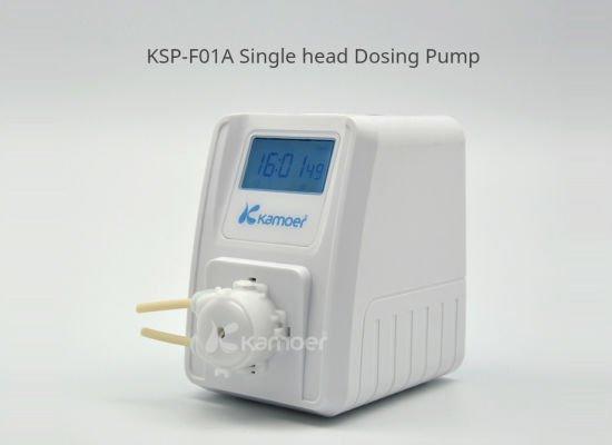 Single head dosing pump with digital display for aquarium water treatment